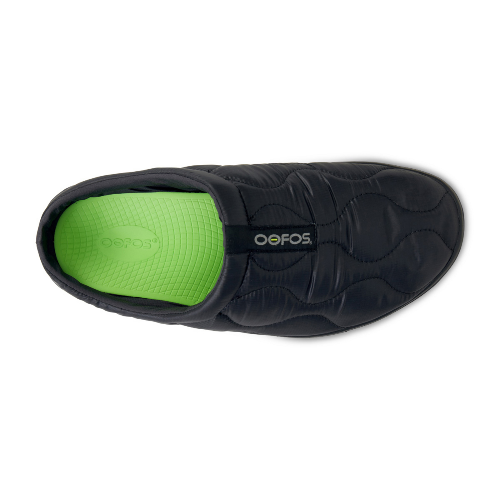 Oofos M OOcoozie Thermo Mule in SCHWARZ